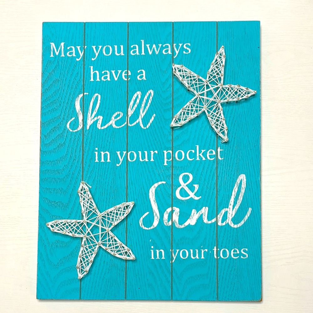 Wooden Beach Wall Decor